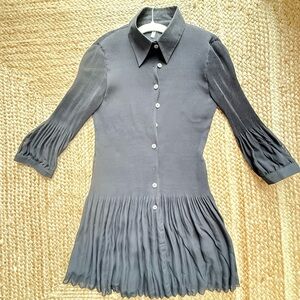 Elegant Silk Black Mini Dress size S Lindi